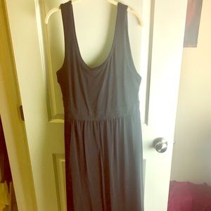 Torrid Mixed Media Tank Midi Dress Black Size 2